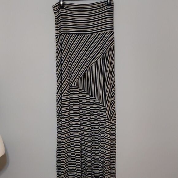 Nina & Mee Striped Maxi Skirt - Picture 1 of 3
